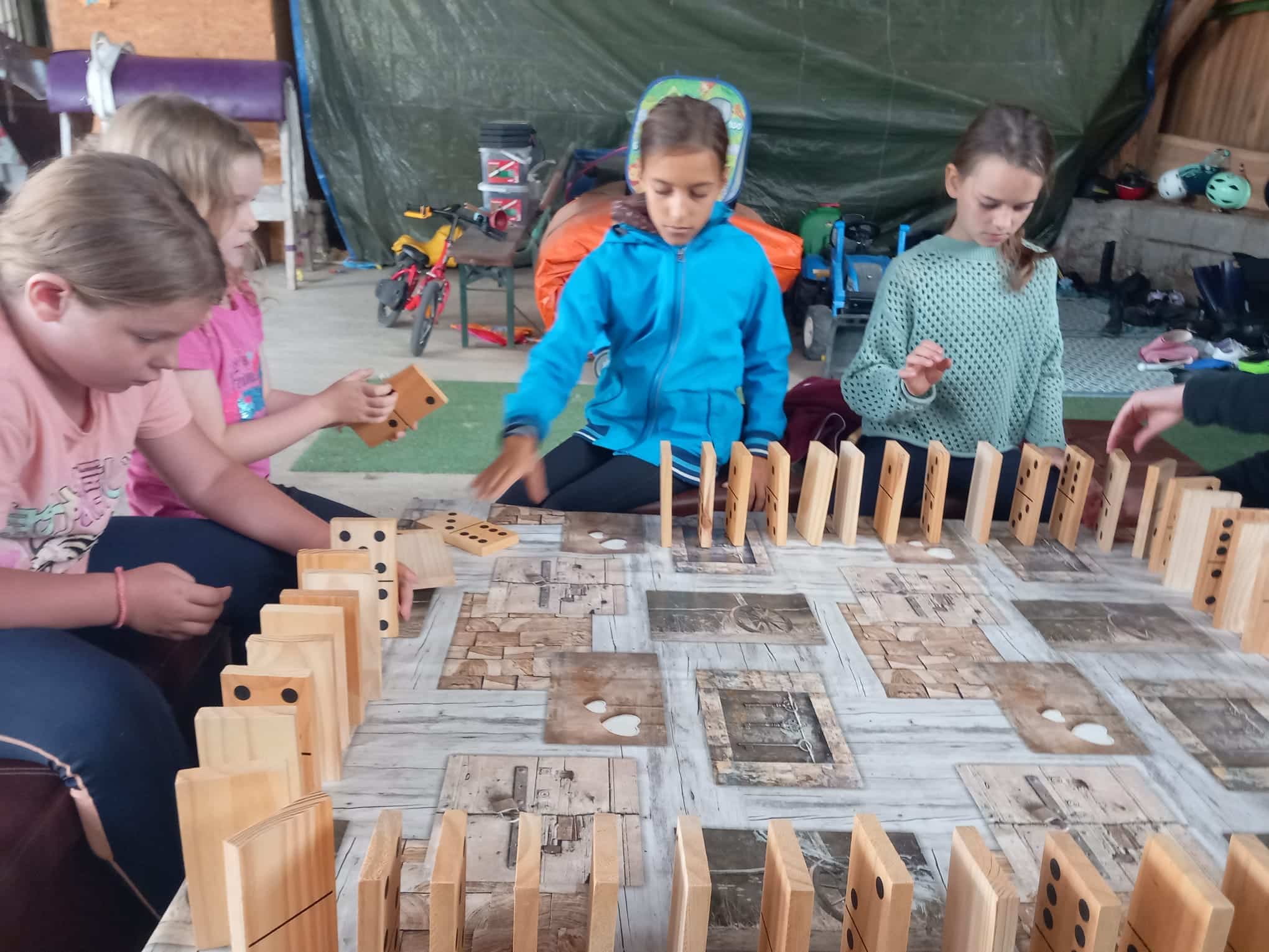 Kindergeburtstag mit Pferden Kinder am Hof